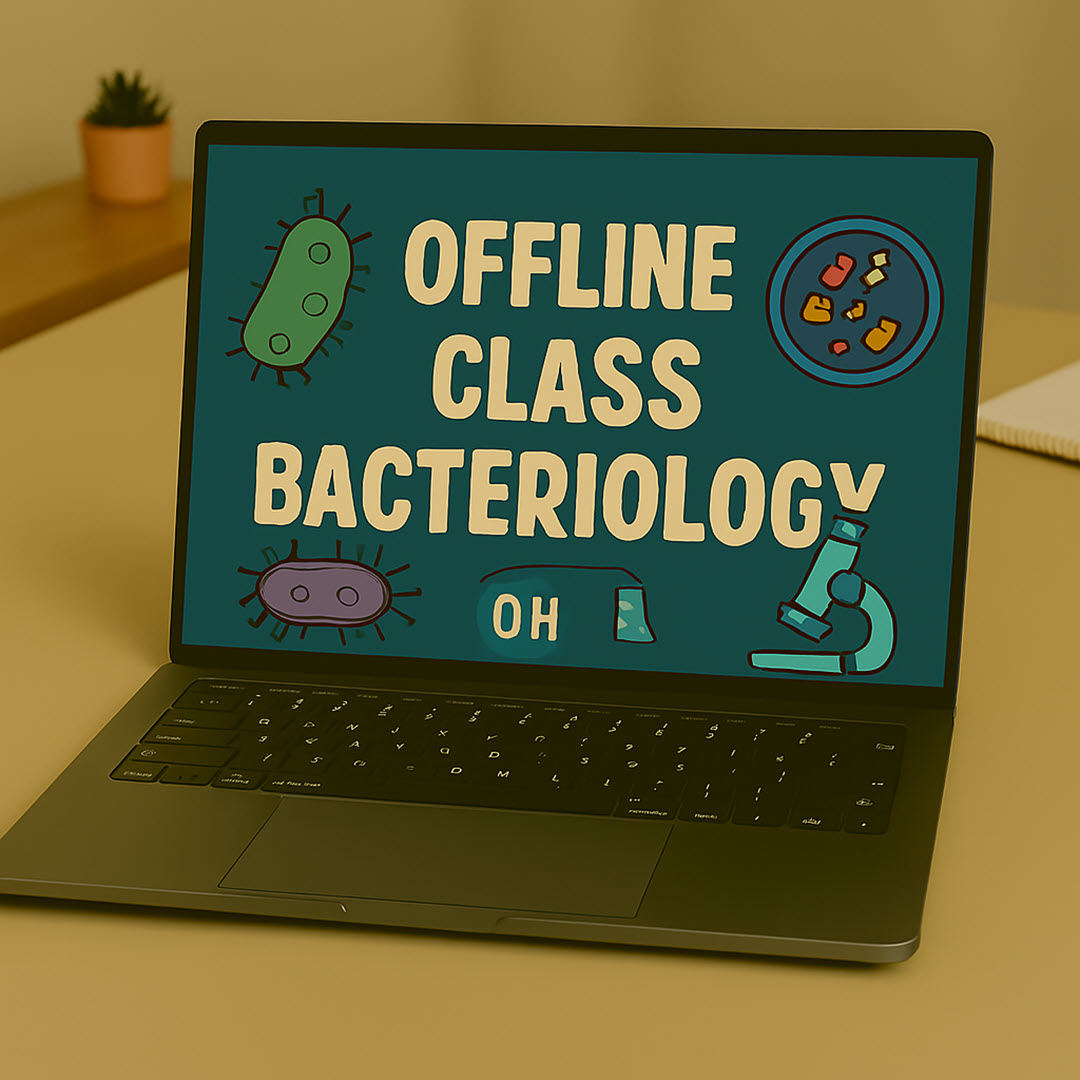 باکتری شناسی(کلاس آفلاین)